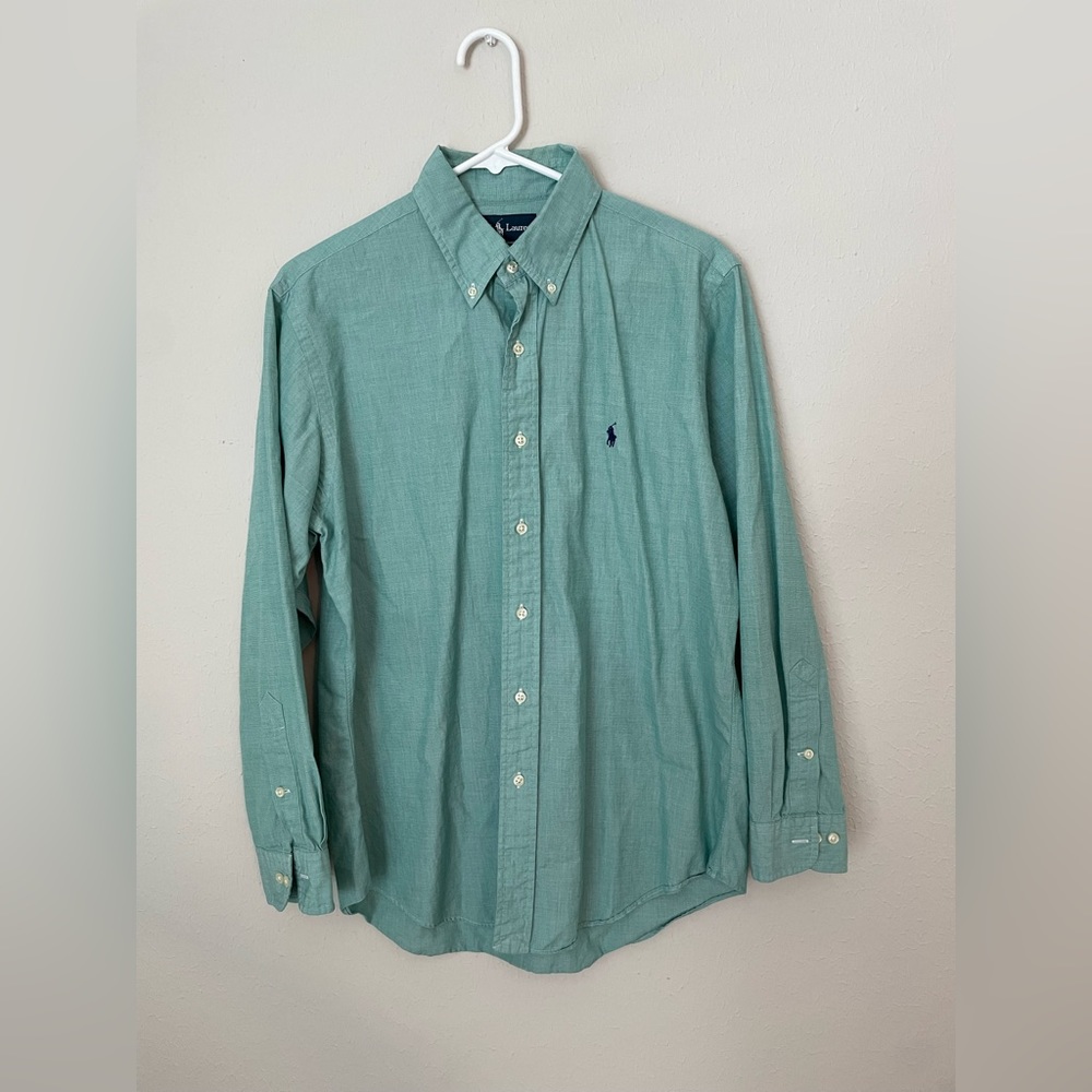 Ralph Lauren Green Long Sleeve Polo - Men’s